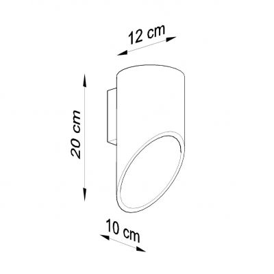 Kinkiet PENNE 20 biały (SL.0107)